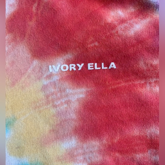 3/$20 ivory ella tie-dye hoodie, size XS - Picture 7 of 12